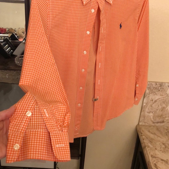 Boys 10/12 -Ralph Lauren- Button Down Polo - Picture 3 of 5